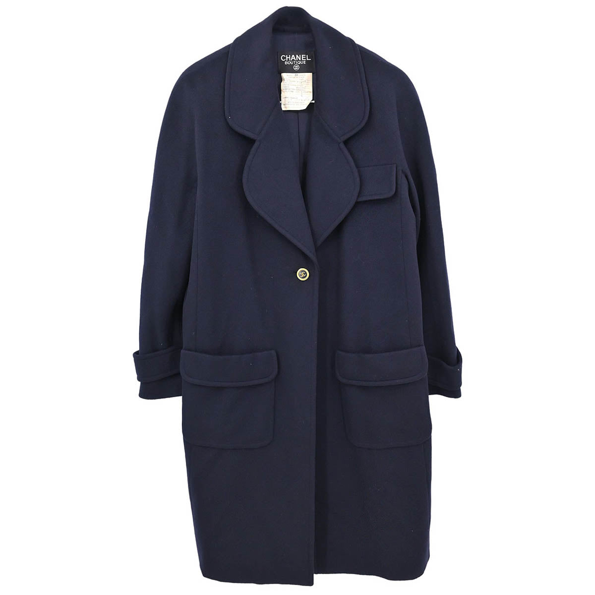 Chanel Coat Navy #38