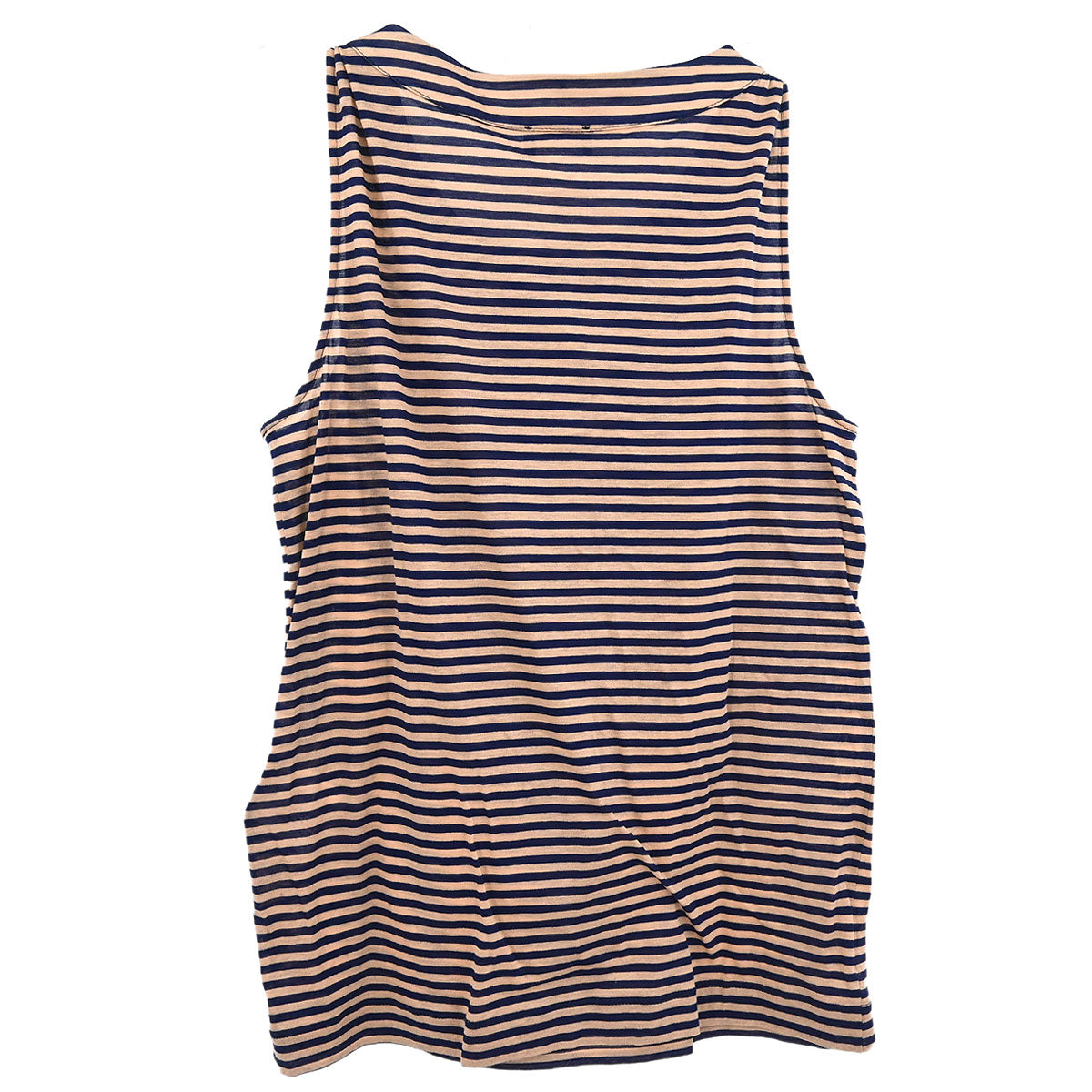 Chanel Sleeveless Tank Top Navy Pink #36