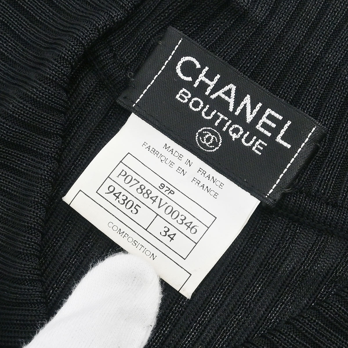 Chanel Sleeveless Tank Top Black #34