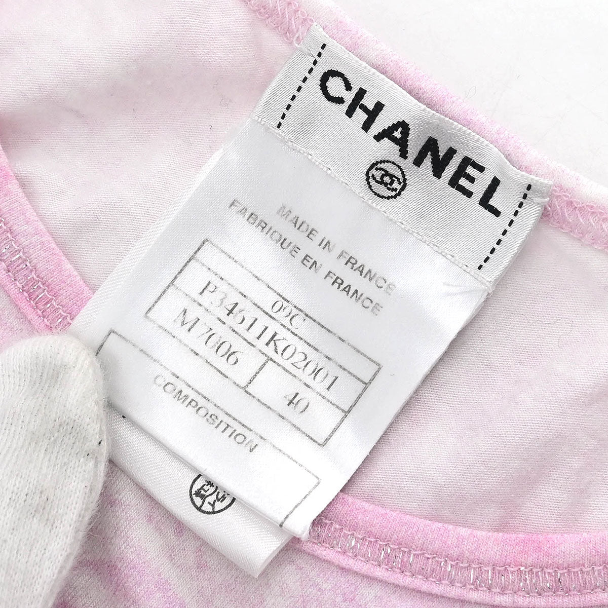 Chanel T-shirt Pink #40