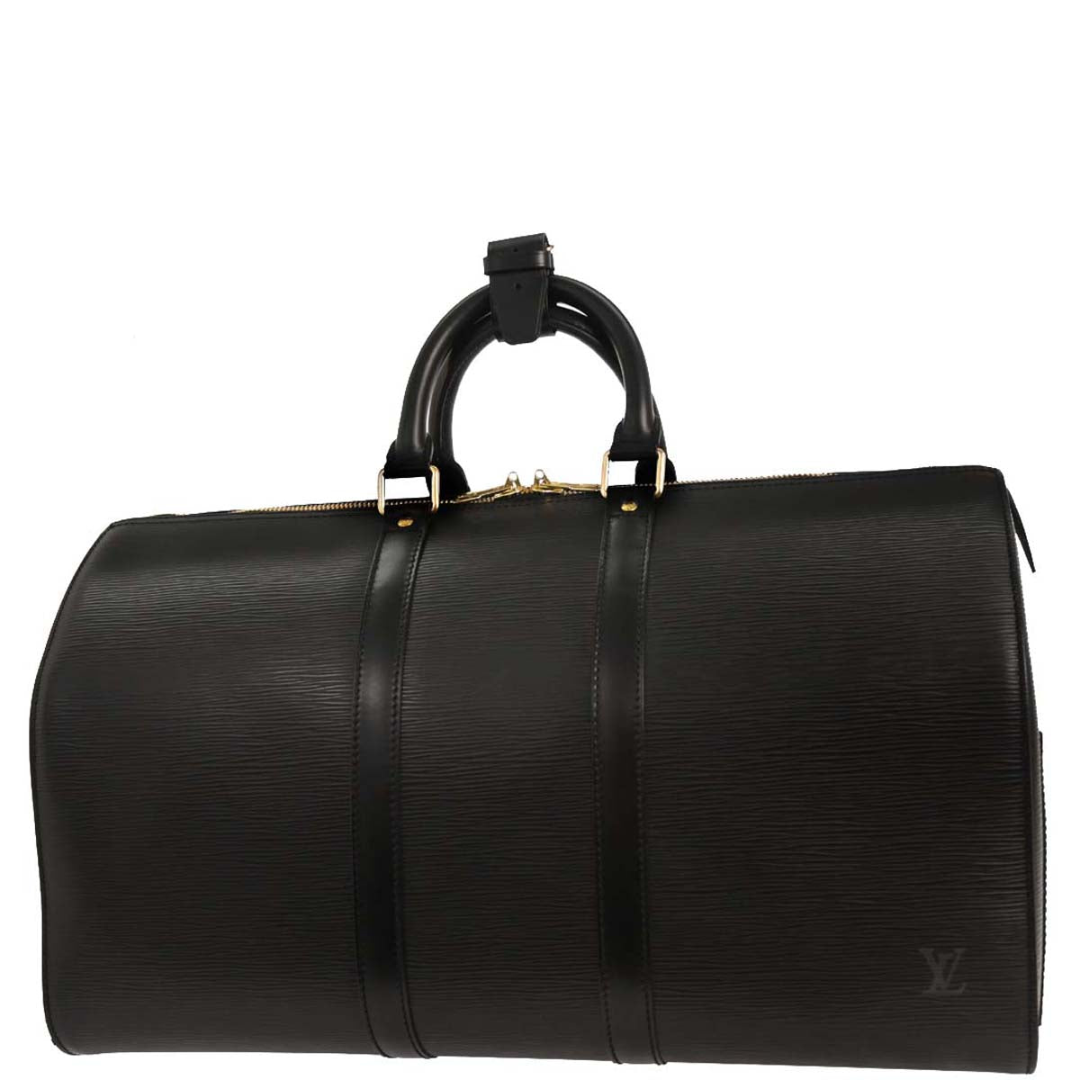 Louis Vuitton Black Epi Keepall 45 Travel Handbag M42972