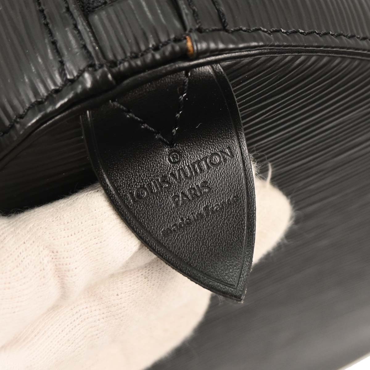 Louis Vuitton Black Epi Keepall 45 Travel Handbag M42972