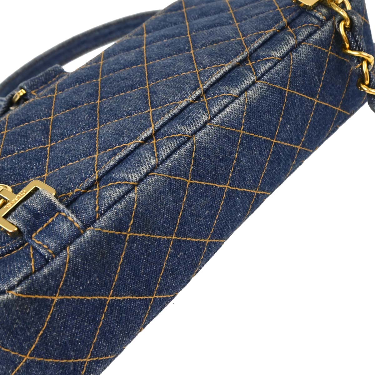 Chanel 1996-1997 Denim Blue Backpack