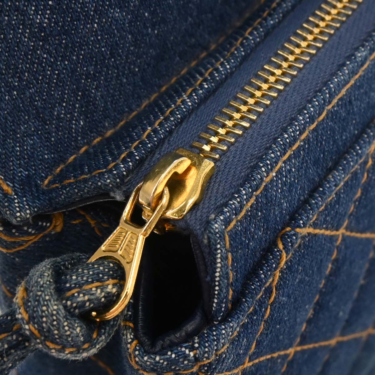 Chanel 1996-1997 Denim Blue Backpack