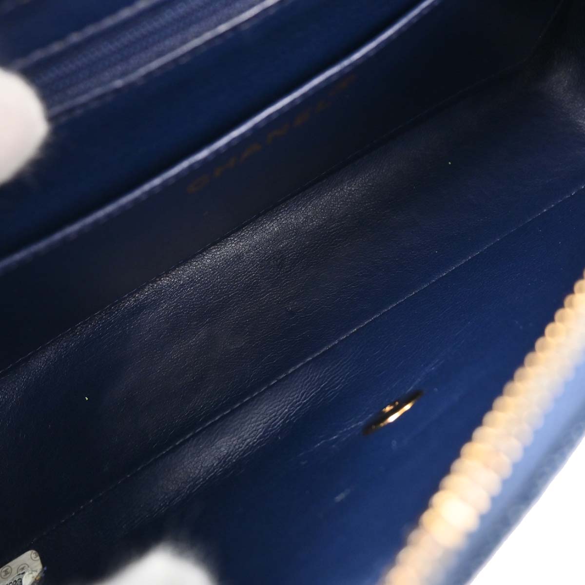 Chanel 1996-1997 Denim Blue Backpack