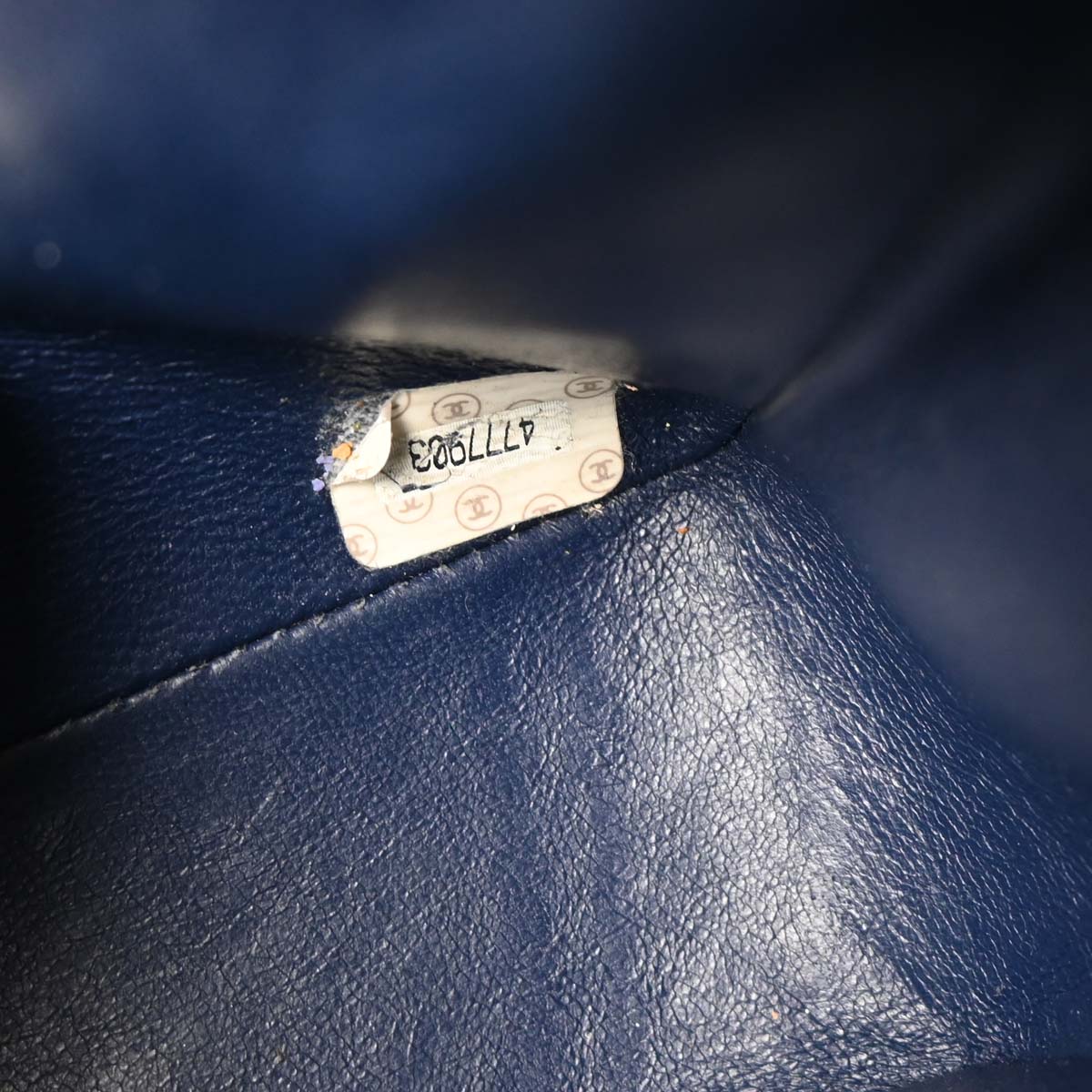 Chanel 1996-1997 Denim Blue Backpack