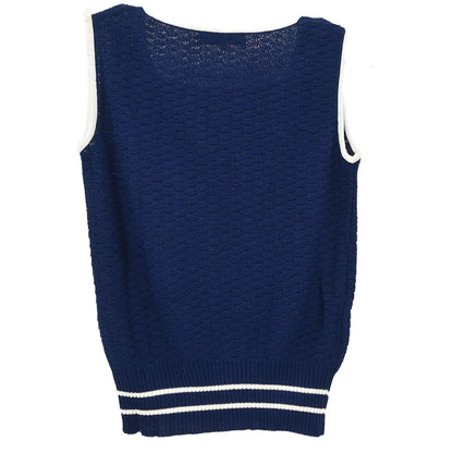 Christian Dior Sleeveless Tank Top Navy #M