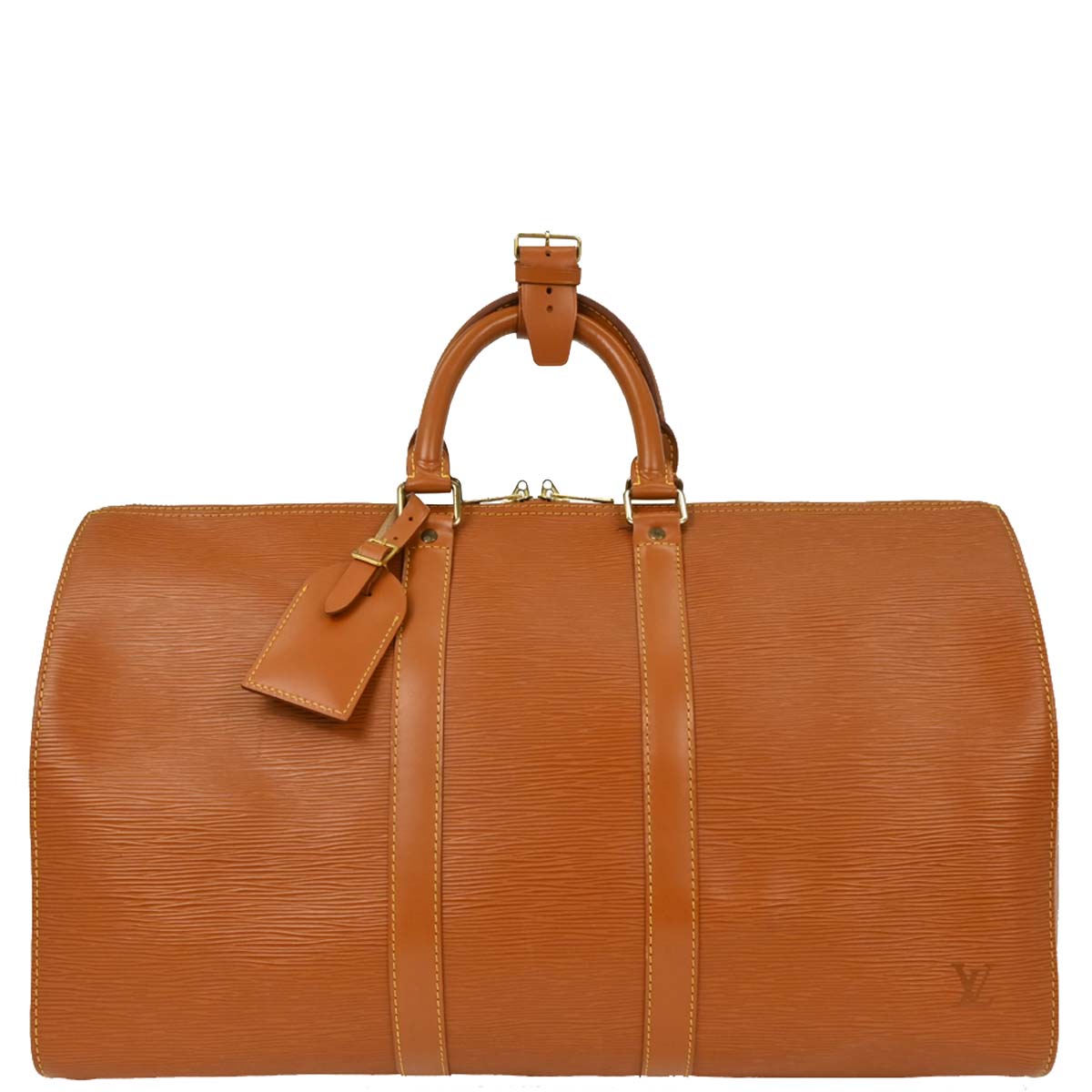 Louis Vuitton Brown Epi Keepall 45 Travel Handbag M42978