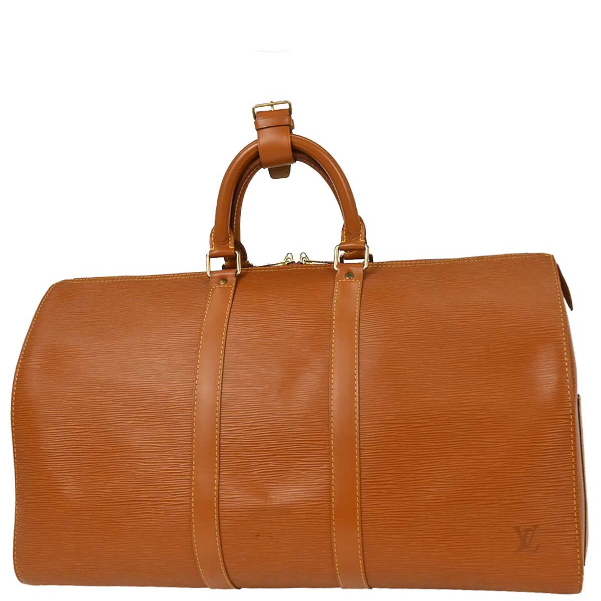 Louis Vuitton Brown Epi Keepall 45 Travel Handbag M42978