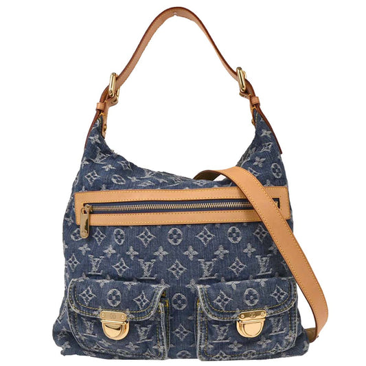 Louis Vuitton Blue Monogram Denim Baggy GM Shoulder Bag M95048