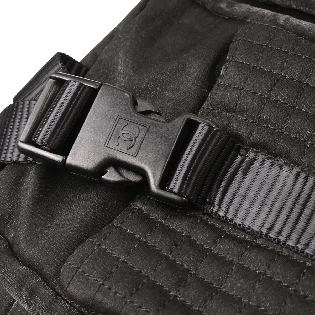 Chanel 2005-2006 Black Nylon Sport Line Shoulder Bag