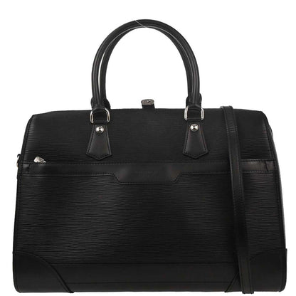 Louis Vuitton 2007 Black Epi Sac De Ville 2way Handbag M42392