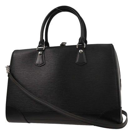 Louis Vuitton 2007 Black Epi Sac De Ville 2way Handbag M42392