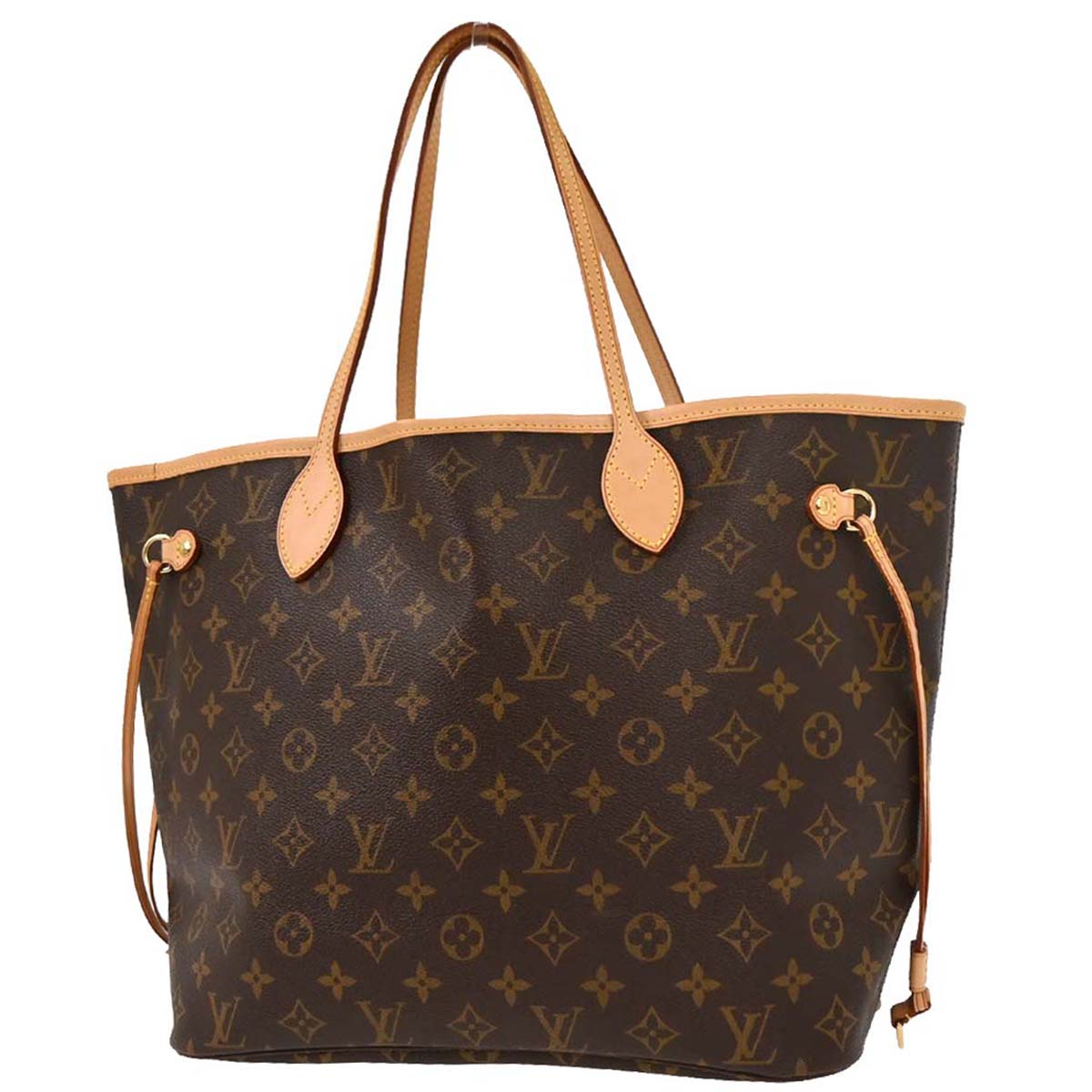 Louis Vuitton Monogram Neverfull MM Shoulder Tote Bag M40156