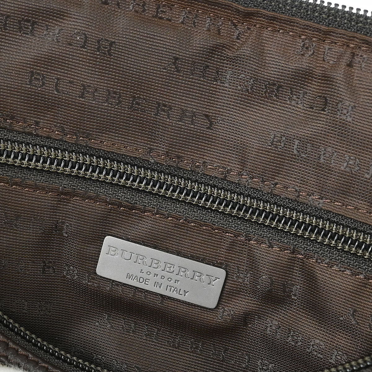 Burberry Beige PVC Burberry Check Handbag