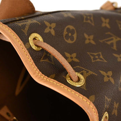 Louis Vuitton Monogram Montsouris MM Backpack M51136