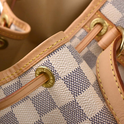 Louis Vuitton 2007 Damier Azur Noe Bucket Shoulder Bag N42222