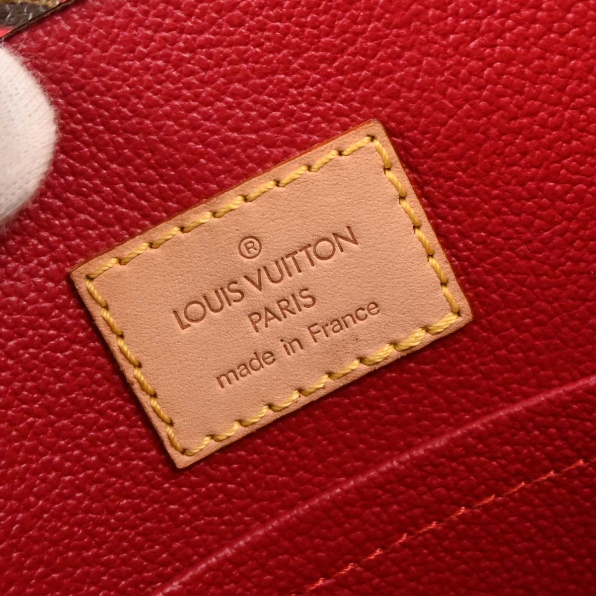 Louis Vuitton Monogram Cherry Sac Plat Tote Handbag M95010