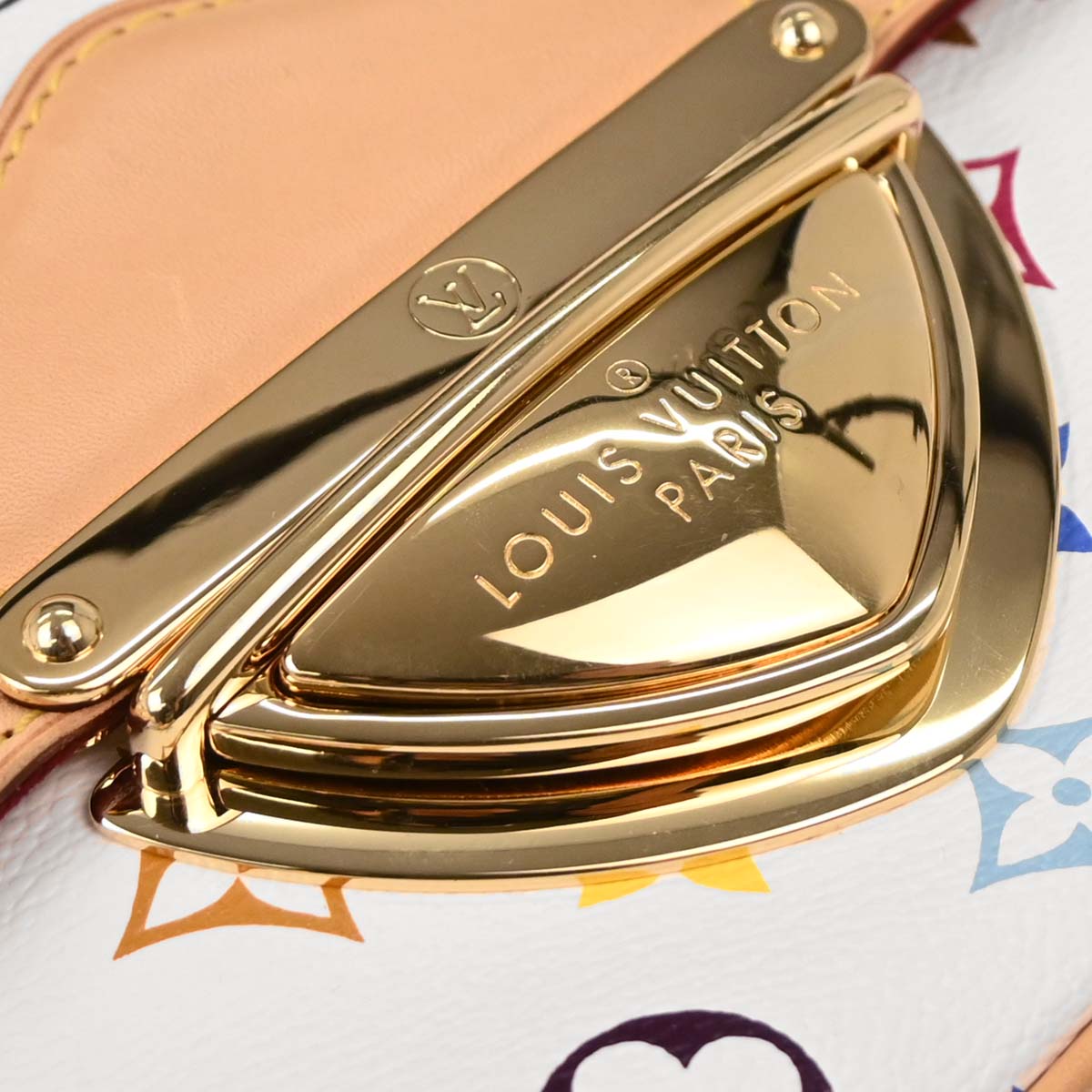 Louis Vuitton 2007 White Monogram Multicolor Marilyn Handbag M40127