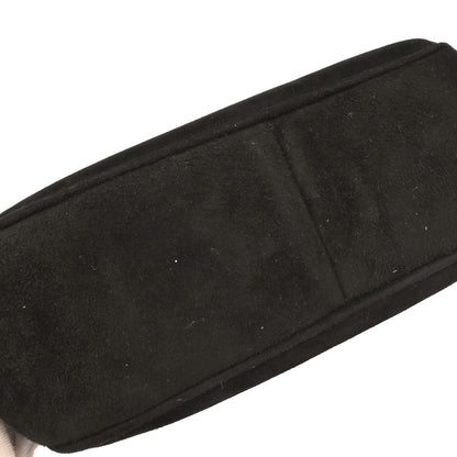 Chanel 1996-1997 Black Suede Handbag