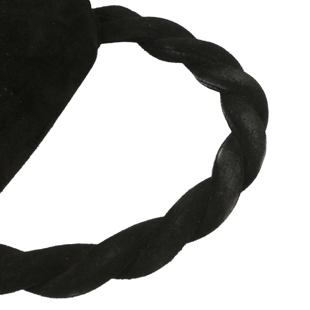 Chanel 1996-1997 Black Suede Handbag