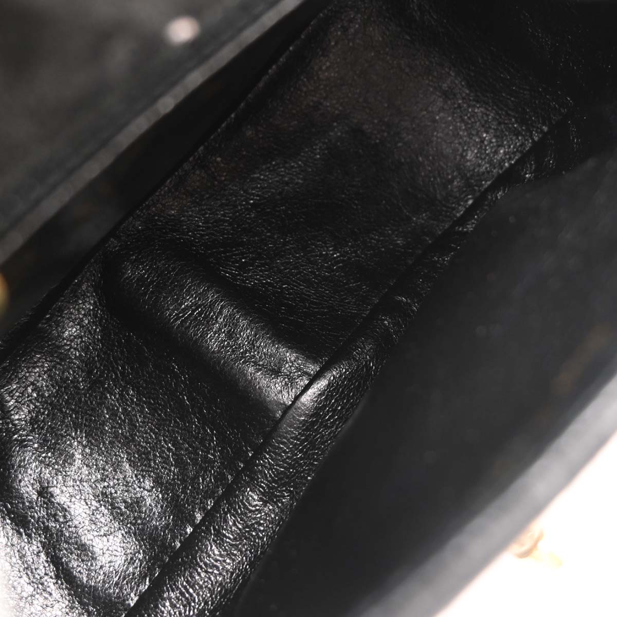 Chanel 1996-1997 Black Suede Handbag