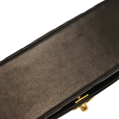 Chanel 1994-1996 Black Lambskin Small Diana Shoulder Bag
