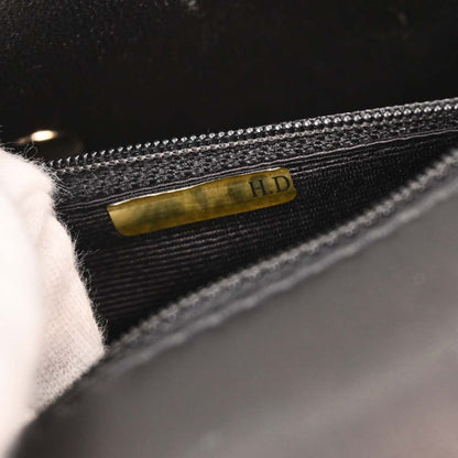 Chanel 2002-2003 Black Lambskin Choco Bar Shoulder Bag