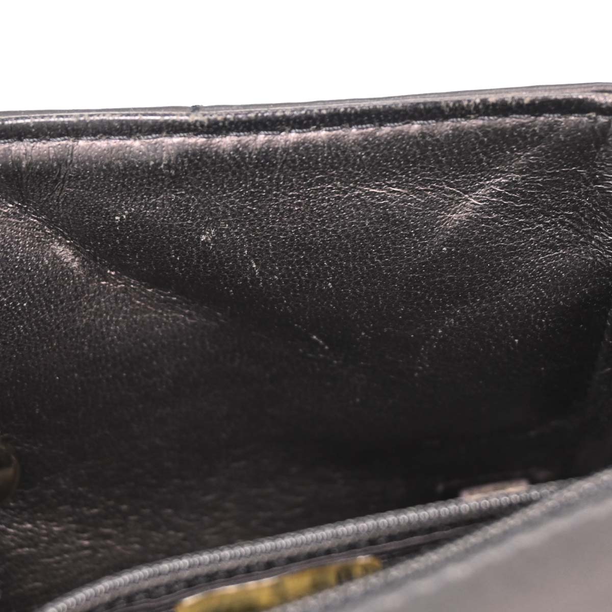 Chanel 2002-2003 Black Lambskin Choco Bar Shoulder Bag