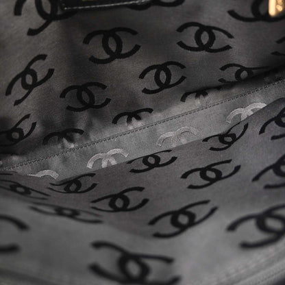 Chanel 2005-2006 Black Calfskin Wild Stitch Handbag