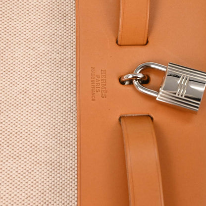 Hermes Natural Toile H Herbag MM 2 in 1 2way Shoulder Handbag