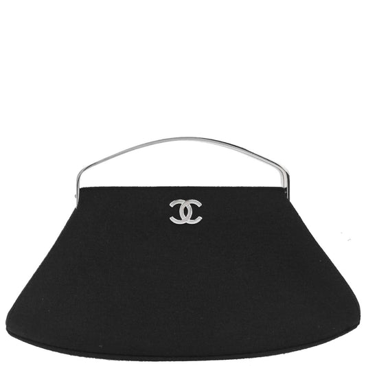 Chanel 1997-1999 Black Cotton Handbag