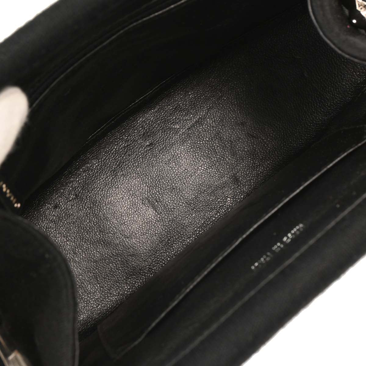 Chanel 1997-1999 Black Cotton Handbag