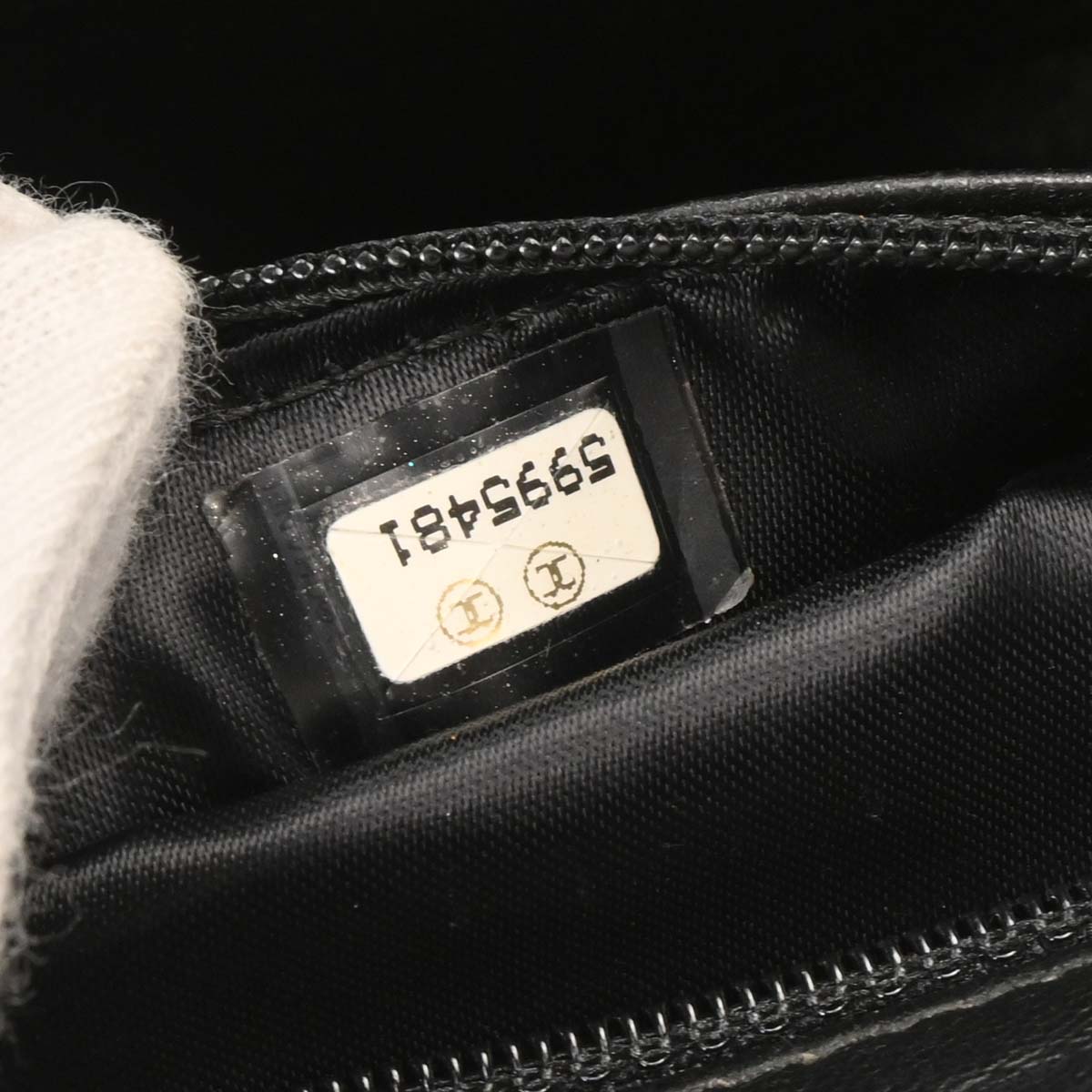 Chanel 1997-1999 Black Cotton Handbag