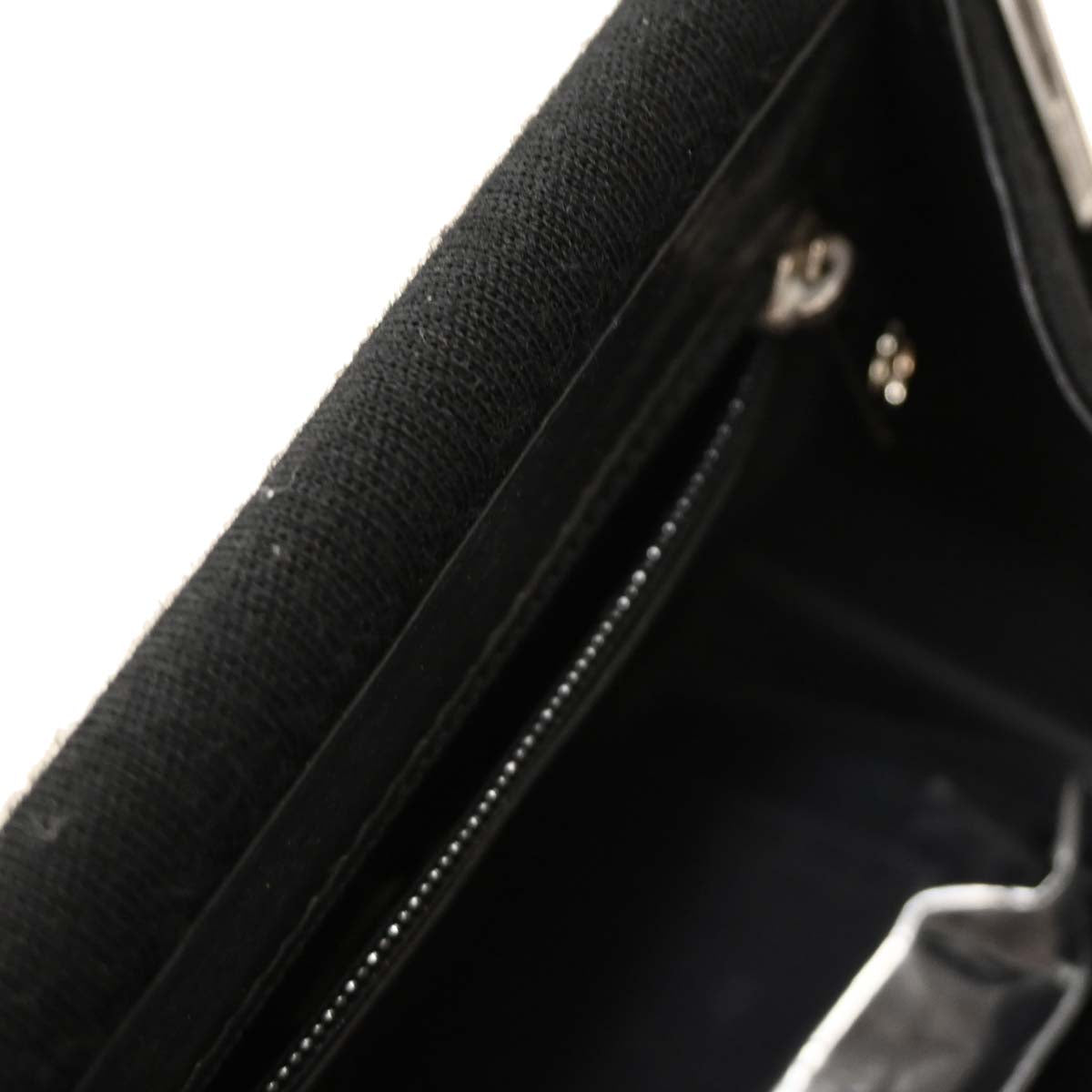 Chanel 1997-1999 Black Cotton Handbag