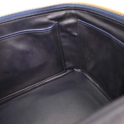 Chanel 1996-1997 Blue Denim Vanity 2way Shoulder Handbag