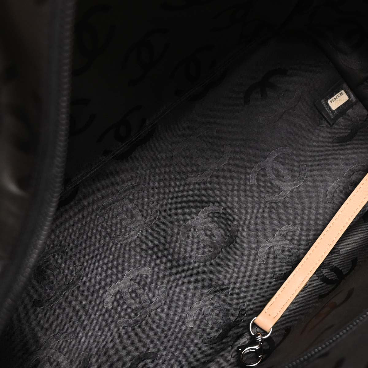 Chanel 2005-2006 Beige Calfskin Cambon Ligne Tote Handbag