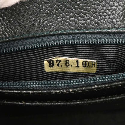 Chanel 1997-1999 Dark Green Caviar Handbag