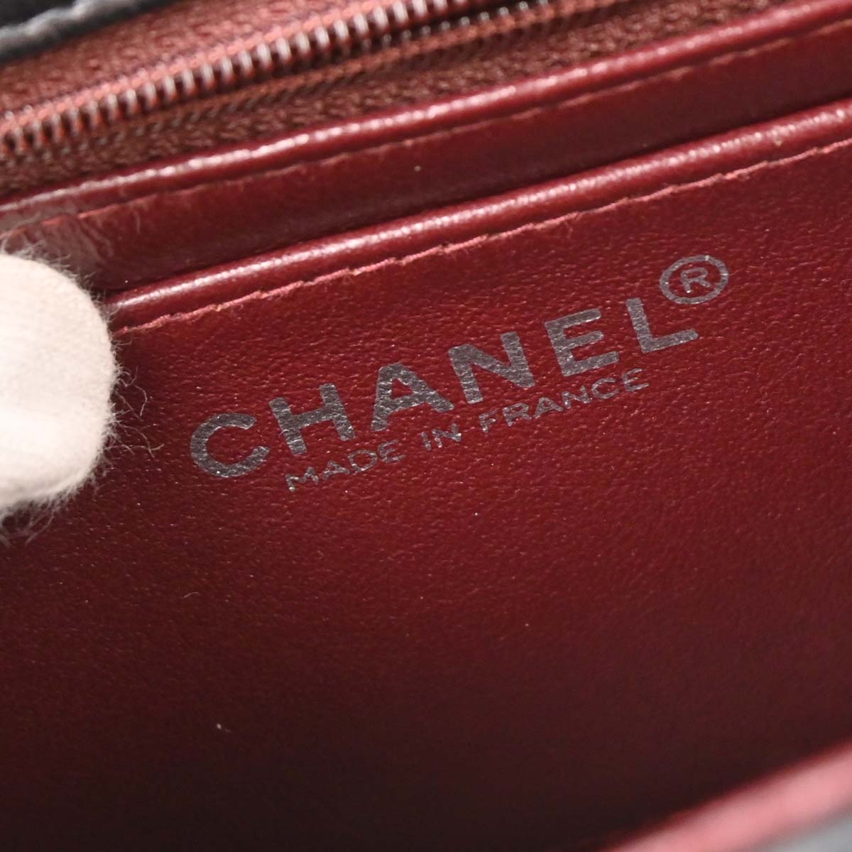 Chanel 2000-2001 Black Lambskin Mini Classic Square Flap Shoulder Bag