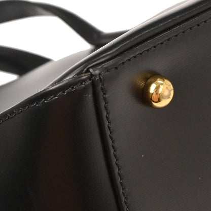 Cartier Black Leather Panthere 2way Shoulder Handbag