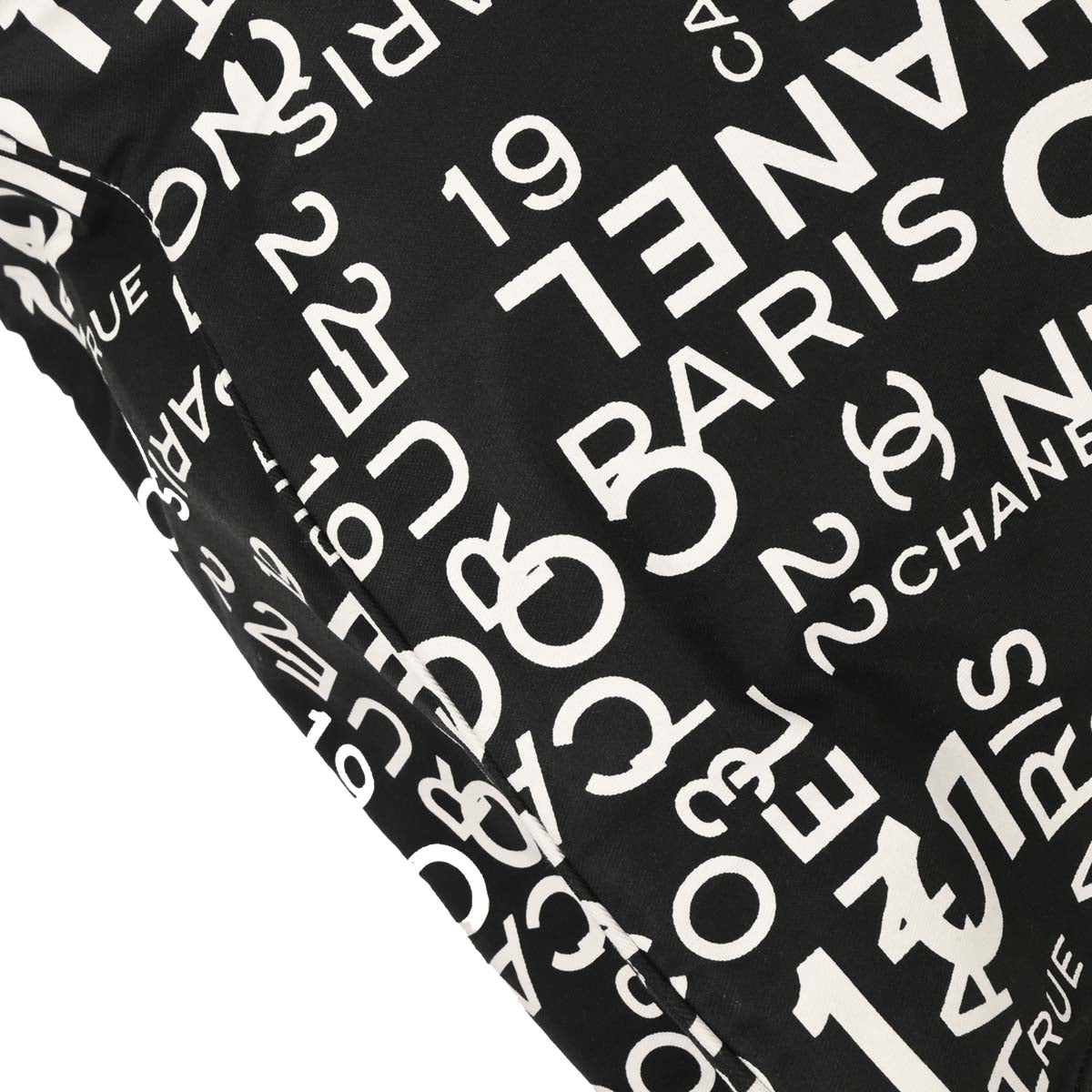 Chanel 2002-2003 Black Canvas By Sea Tote Handbag