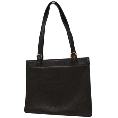 Chanel 1997-1999 Black Caviar Tote Handbag