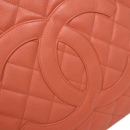 Chanel 2003-2004 Pink Caviar Medallion Tote Handbag