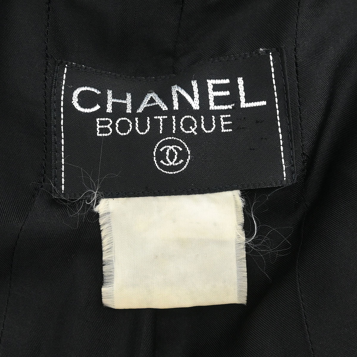 Chanel Single Breasted Jacket Black