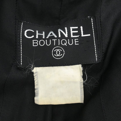 Chanel Single Breasted Jacket Black