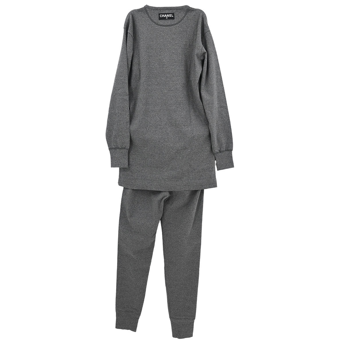 Chanel Setup Top Pants Gray #40