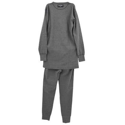 Chanel Setup Top Pants Gray #40