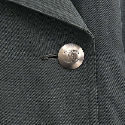 Chanel Double Breasted Coat Dark Green #38