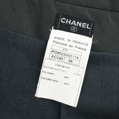 Chanel Double Breasted Coat Dark Green #38