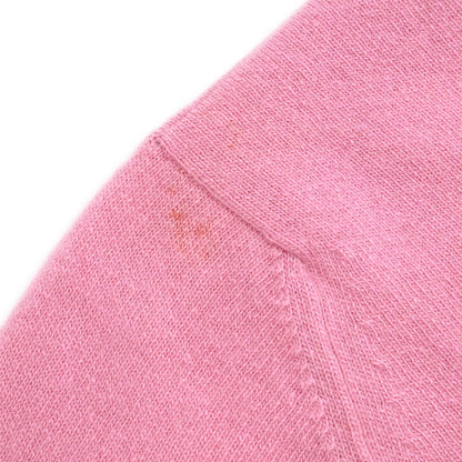 Chanel Ensemble Cardigan Short Sleeve Top Pink #40 #36